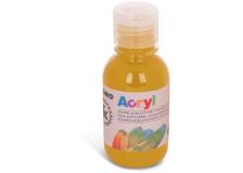 Colore acrilico fine bottiglia da 125ml giallo ocra - Z11957