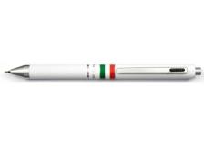 Penna a sfera multifunzione quadra bianco osama - Z12012