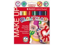 Make up tempera solida playcolor astuccio con 6 colori brillanti - Z12014