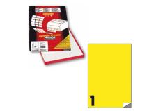 Etichetta adesiva c/503 giallo fluo 100fg A4 210x297mm (1et/fg) markin - Z12359