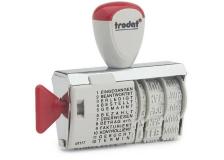 Timbro datario manuale polinome 4mm 1117 trodat in blister - Z12570