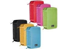 Astuccio 3 zip Colors 13x20x7.5cm colori assortiti RiPlast - Z12943