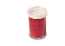 GLITTER FLACONE GRANA FINE 25ML ROSSO CWR - Z13200