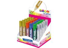 DISPLAY COLLA GLITTER 30 PENNE 10,5ML COLORI ASSORTITI METAL CWR - Z13202