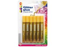 BLISTER COLLA GLITTER 6 PENNE 10,5ML ORO CWR - Z13208