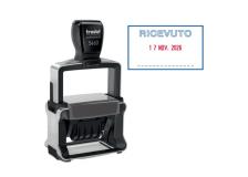 TIMBRO DATARIO + RICEVUTO 5460/PR4/L1 AUTOINCHIOSTRANTE PROFESSIONAL TRODAT - Z13302