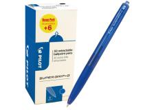 Value pack 30pz penna sfera Supergrip G a scatto blu punta fine 0.7mm Pilot - Z13385