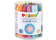 BARATTOLO 36 PASTELLI A CERA JUMBO Ø10,5mm 100mm PRIMO - Z13392
