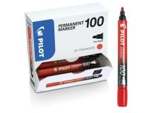 BONUS PACK 15+5 MARCATORE PERMANENTE 100 ROSSO P.TONDA 4.5MM PILOT - Z13605