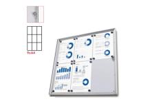 BACHECA INTERNI MAGNETICA 9XA4 ANTA BATTENTE ECONOMY JANSEN - Z13735