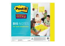 BLOCCO 30 FOGLI POST-IT®SUPER STICKY 279X279MM BIG NOTES GIALLO BN11-EU - Z13776