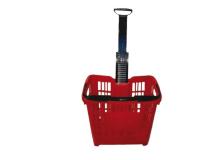 Cesto trolley antiurto 30Lt Rosso Printex - Z13895