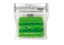 BLISTER 20 PORTAMONETE IN PVC 50CENT VERDE - Z13910