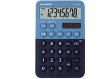Calcolatrice tascabile EL 760R, 8 cifre, 2 colori design, azzurro - blu - Z14627