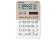 Calcolatrice tascabile EL 760R, 8 cifre, 2 colori design, beige - bianco - Z14628