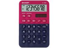 Calcolatrice tascabile EL 760R, 8 cifre, 2 colori design, rosso - blu - Z14629