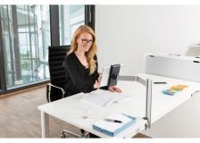 Supporto tablet 7-13" da banco con braccio tablet holder clamp durable - Z15243