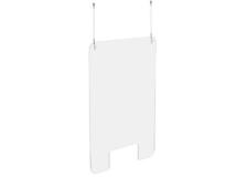 Schermo protettivo CON feritoia da appendere H100xL66cm in acrilico Exascreen - Z15973