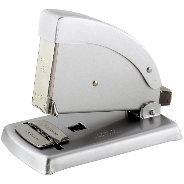 ZENITH 522/E Cucitrice Da Tavolo – Punto Chiuso Fino A 40 Fogli, Profondità 108 Mm, Base In Metallo Alluminio