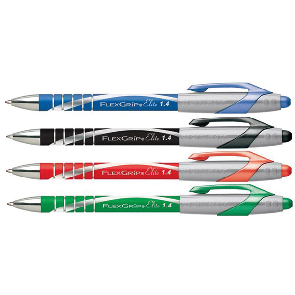 Paper Mate Flexgrip Ultra Penne A Sfera - Punta Media 1mm, Colori Pastello, Confezione Da 5 - Foto 6