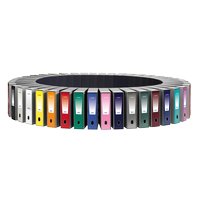 Raccoglitore a leva formato A4 confezione da 6 colore: nero Elba